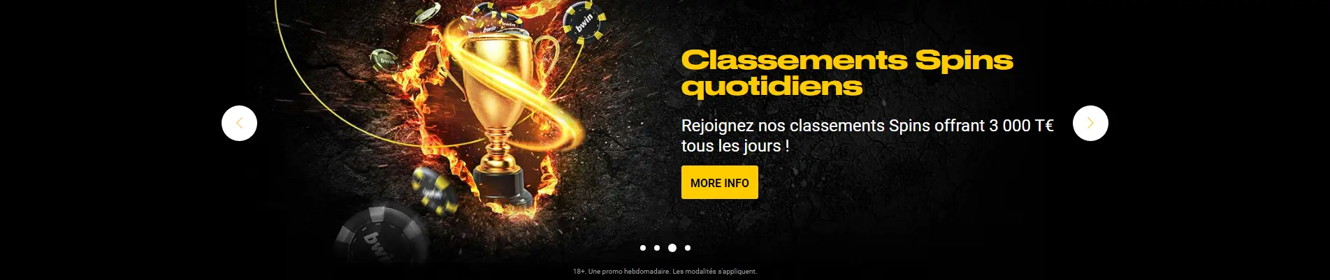 classifica Spins quotidiani Bwin