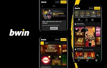applicazione e interfaccia utente mobile di Bwin